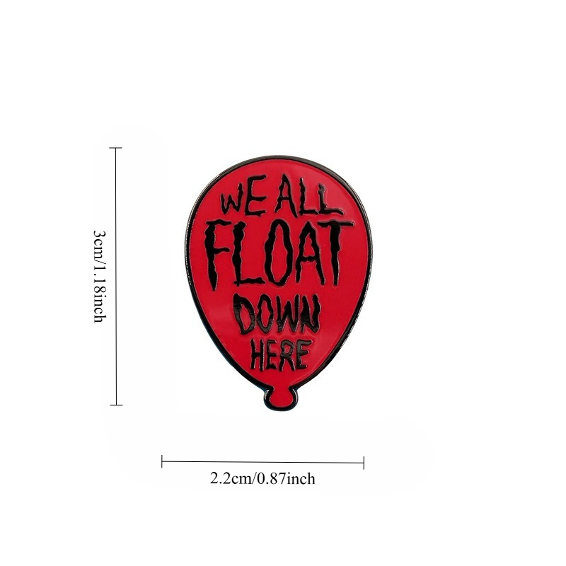 1pc Red Balloon Horror Movie E - Embroidery Bali 评论和价格