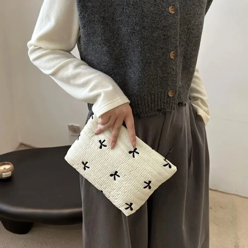 Cute Makeup Bag with Zipper La - Embroidery Bag 评论和价格