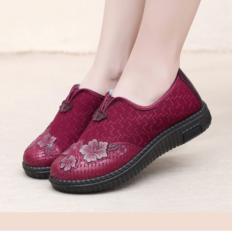 Women Winter Plush Lined Slip‑ - Embroidery Online 评论和价格