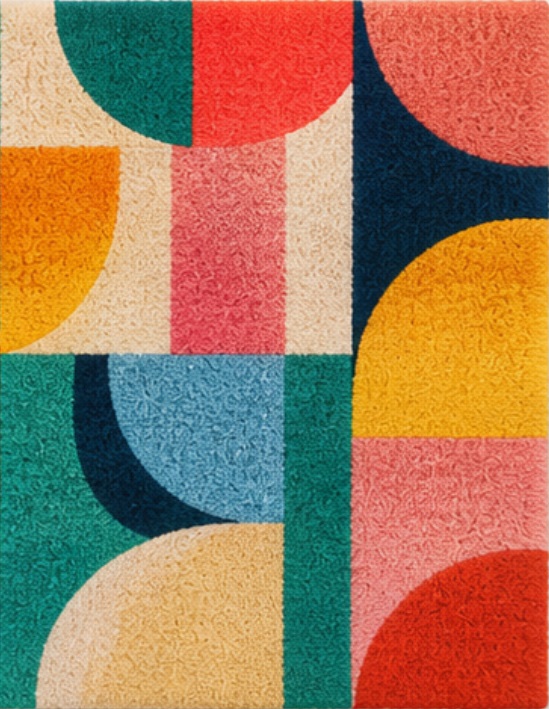 Colorful Geometric Pattern Car - Embroidery Meaning 评论和价格