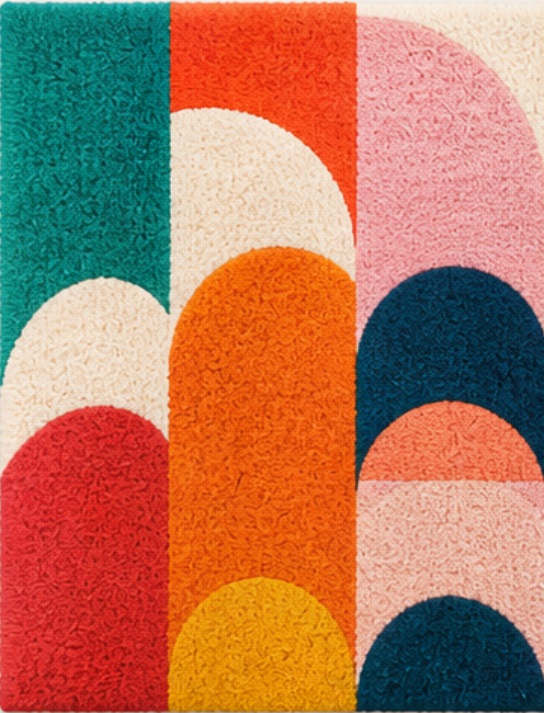 Colorful Geometric Pattern Car - Embroidery Meaning 评论和价格