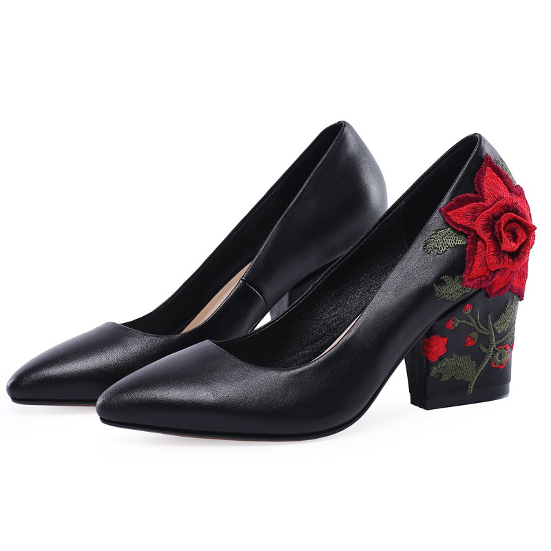 Fashion Yarn Embroidery Red Ro - Embroidery Rose 评论和价格