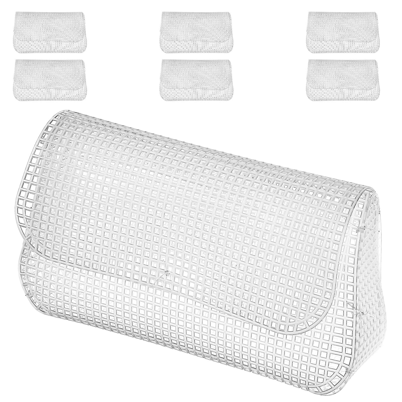 7Pcs Plastic Mesh Canvas Sheet - Embroidery Bag 评论和价格