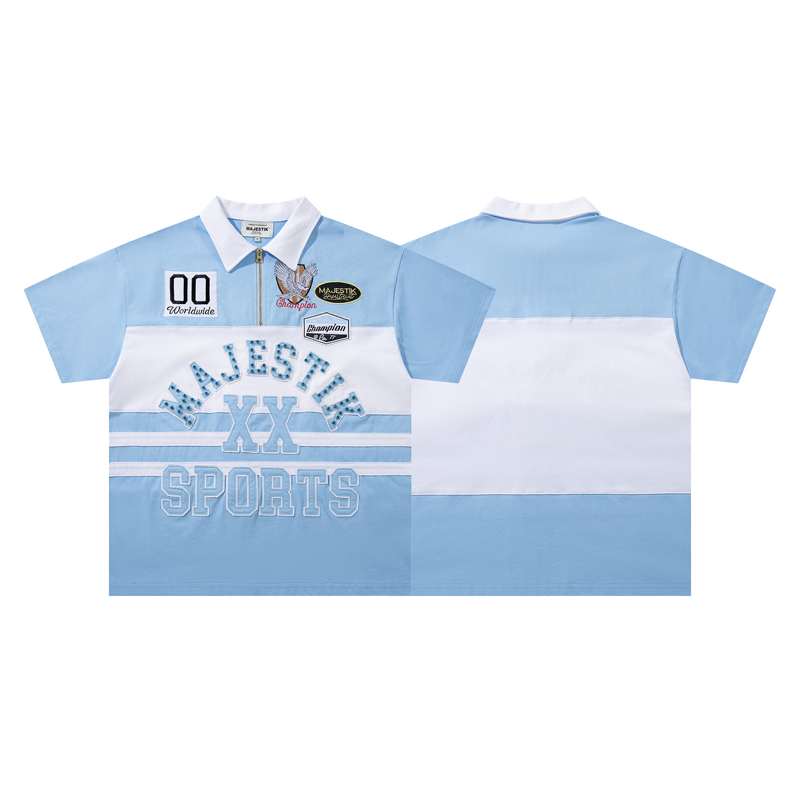 American Fashion Brand MAJESTI - Embroidery Design Logo 评论和价格