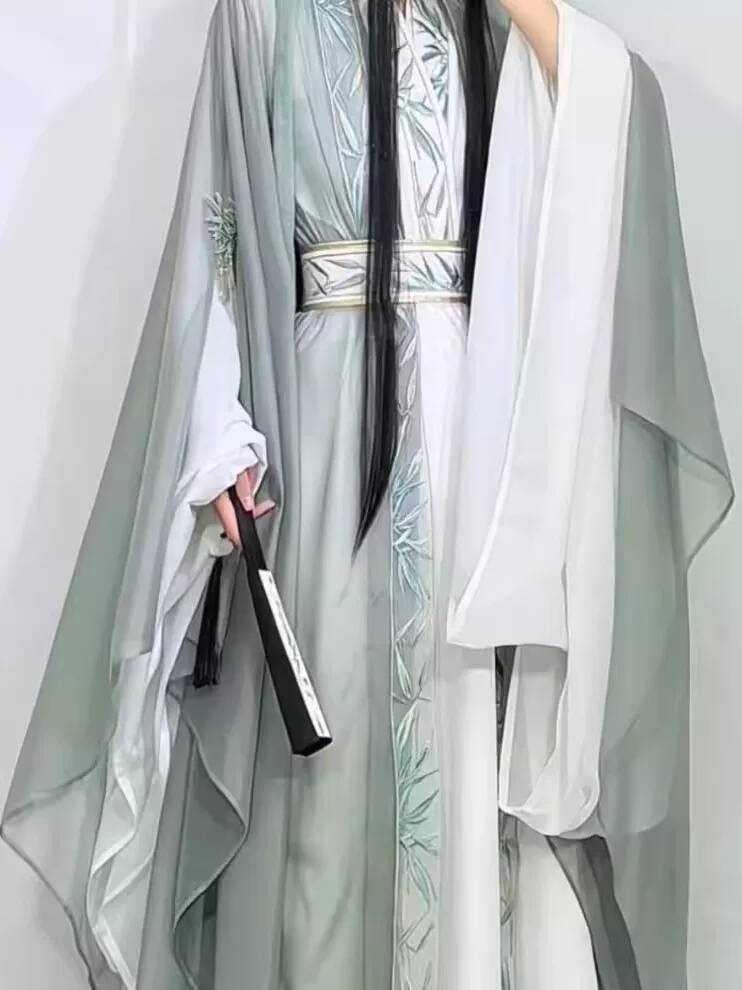 New Hanfu Women Wei Jinfeng Em - Embroidery Cotton Shirt 评论和价格