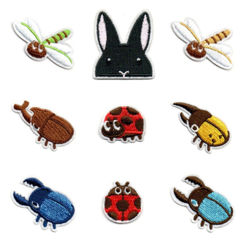 50pcs/Lot Anime Embroidery Pat - Embroidery Lady Bug 评论和价格