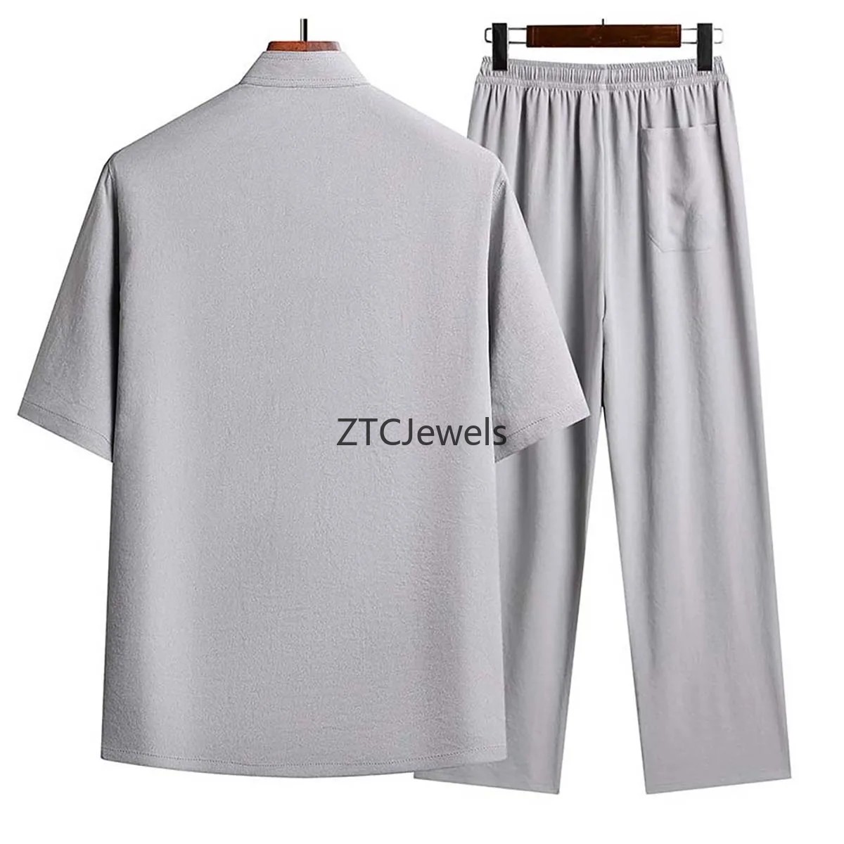 Traditional Chinese Kung Fu Su - Embroidery Cotton Shirt 评论和价格