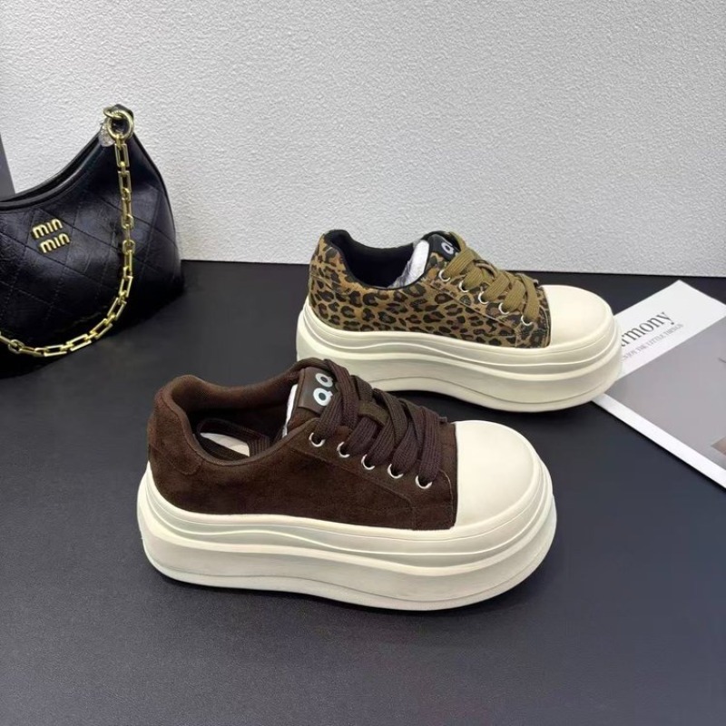 Women Leopard Print Platform S - Embroidery Garments 评论和价格