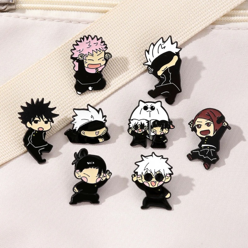 8pcs Anime Itadori Yuji Enamel - Embroidery Reddit 评论和价格