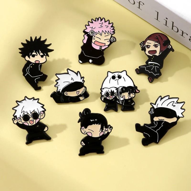 8pcs Anime Itadori Yuji Enamel - Embroidery Reddit 评论和价格