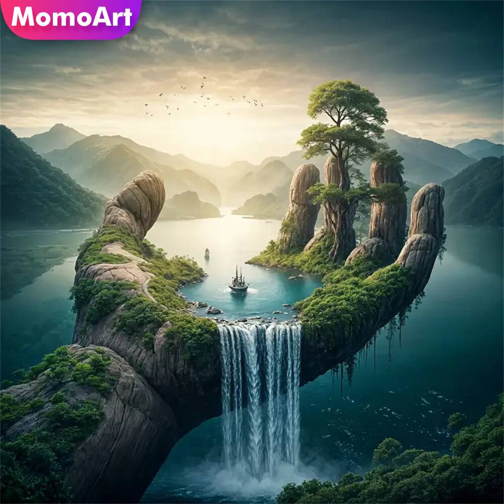 Momoart Diamond Painting River - Embroidery Meaning 评论和价格