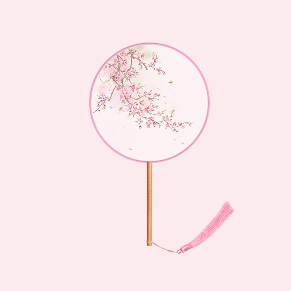 Silk Material Chinese Round Ha - Embroidery Meaning 评论和价格