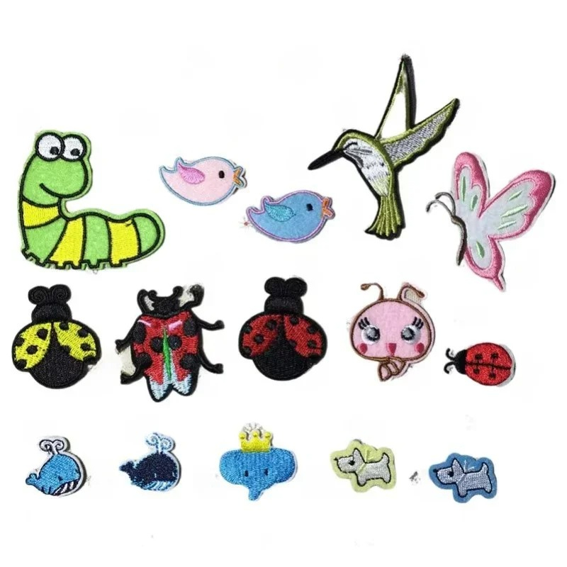 100pcs/Lot Luxury Anime Embroi - Embroidery Lady Bug 评论和价格