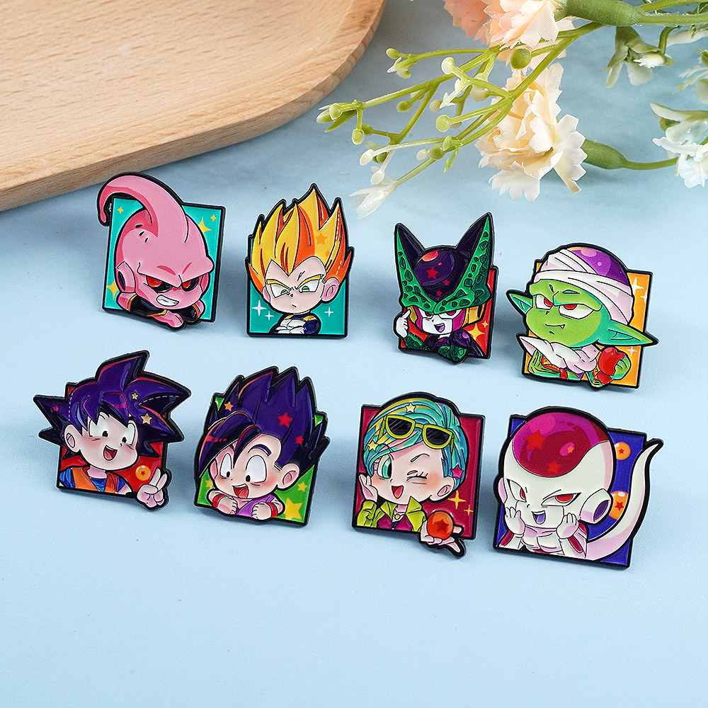 8Pcs Chibi Goku Character Enam - Embroidery Reddit 评论和价格
