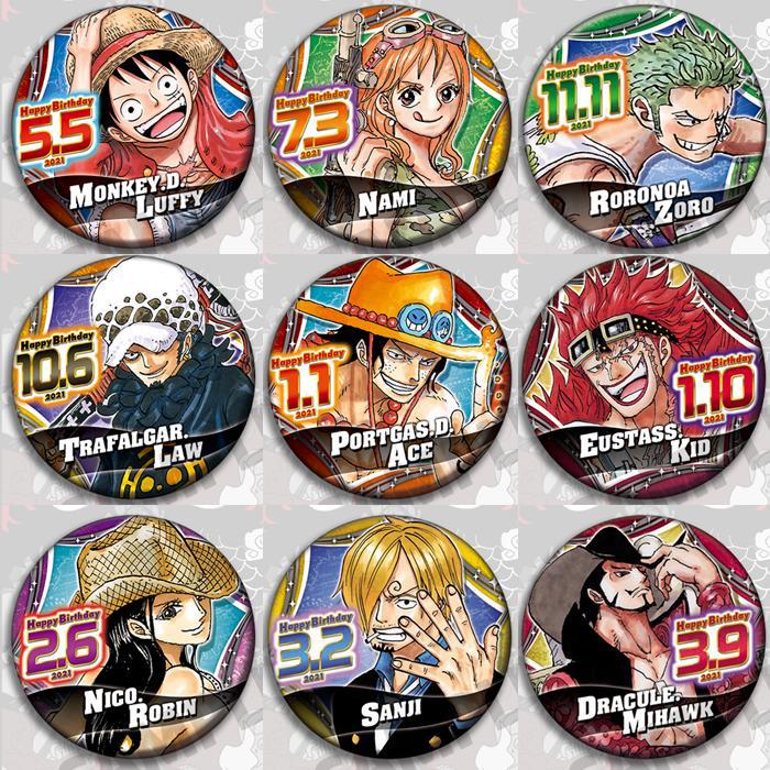 One Piece Anime Badge Pin Set  - Embroidery Reddit 评论和价格